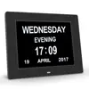 8 inch LED Video Dementia Digital Calendar Day Clock for Alzheimer's with Large Letter Week/Month/Year