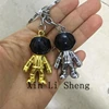 Nice Cartoon Robot Keychain Astronaut Keychain Car Key Chain Asimo keychain chain ring