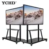 50 inch touch screen 4k LCD infrared touch glass screen and wireless monitor with wall mounted digital TV