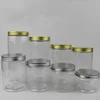 Round shape plastic food grade biodegradable plastic jar