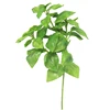 Popular fresh gorgeous artistic greenery stem artificial basil leaves for home table centerpieces silk basil plant faux plant
