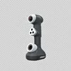 High Quality Handled Laser 3D Scanner for Reserve Engineering