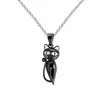 SSDN99 Unique Cat Pendant Necklaces 925 Sterling Silver Jewelry in China