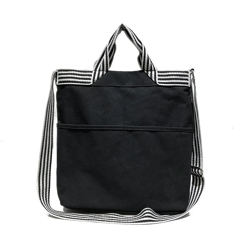 plain black handbag