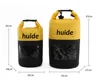 Custom logo holiday travel packaging eye-splice dry bag outdoor ocean magic tape waterproof shoulder straps dry bags
