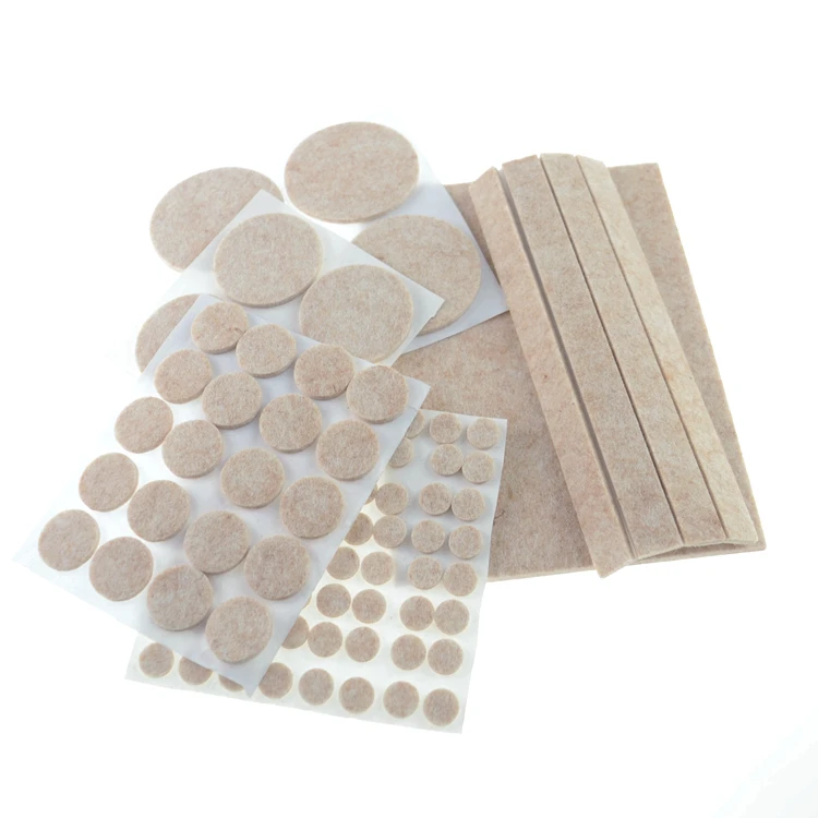 
new products hot wholesale bulk sale handmade polyester furniture edge leg pad polyester felt bottom feet table corner protector 
