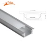 7mm Thick Anodized Recessed Aluminum Profile LED Strip Casing for Heat-Sinking