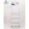 Export high quality white 4-layer umbrella display stand for merchandise display stand used in supermarket stores