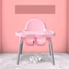 wholesale Removable Tray Eating Table and Chair seat Multi-Color Plastic Baby Feeding High Chair