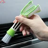 Plastic Double Ended designer cleaner Car Brush, Mini Duster for Car Air Conditioner/Computer /Shutter Window Blind Clean