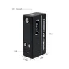 manufacturer custom e-cigarette 75w vape box mod starter kit amazon lcd display vape mod