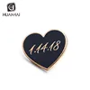 Australian souvenirs custom anniversary date metal heart shaped lapel pin badges