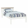 SG-LL120 Pine Wooden White Finished Bed Frame Bedstead 3FT Single bed