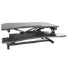 Electric standing work height adjustable sit stand desk riser