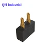 ISO & RoHS Reached 5.5mm 90Gf Smart Watch Gold Plated Right Angle Type Power Connector Pin