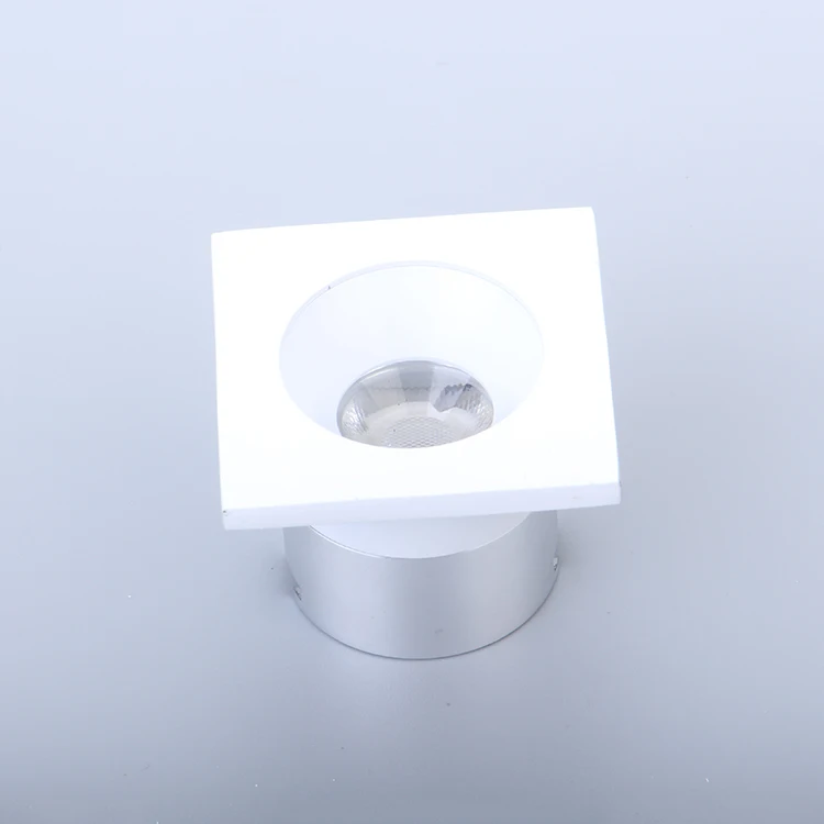 Led mini spot light 3w aluminum recessed square led downlight soffit