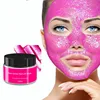 Private Label Fashion And Hot Peel Off Pink Glitter Pink Clay Mask Face Clay Mask