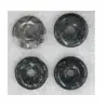 30mm or customized Wholesale natural gemstone network stone round donuts