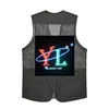 New design waistcoat display text/photo/video led vest screen