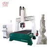 2019 high quality 5 Axis Atc CNC Router for 3D Sculpture with Air Cooling Spindle