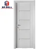 American doors house 2019 Hot sell composited Laminate Modern Designs Slab Door Skin Two Panels Doors