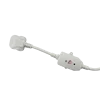 Electric vacuum cleaners/washing machines leakage protection plug