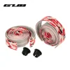 Road Bike Bicycle Handlebar Tape Camouflagebelt Cycling Handle Belt Cork Wrap with Bar Plugs non slip absorb sweat GUB 1620