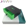 Custom chocolate truffle white window slide box wholesale gold printed logo drawer slide boxes