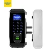 Electric smart keyless bolt lock with display screen and usb port for hospital bank home glass door