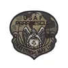 United States Paratrooper U.S 3D Embroidery The Tactical USAF Military Patches Badges for Clothes HOOK&LOOP 8CM