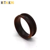 Blank Wood Ring for Inlay,4mm Channel Width,Accept Customized Dimension,Snakewood
