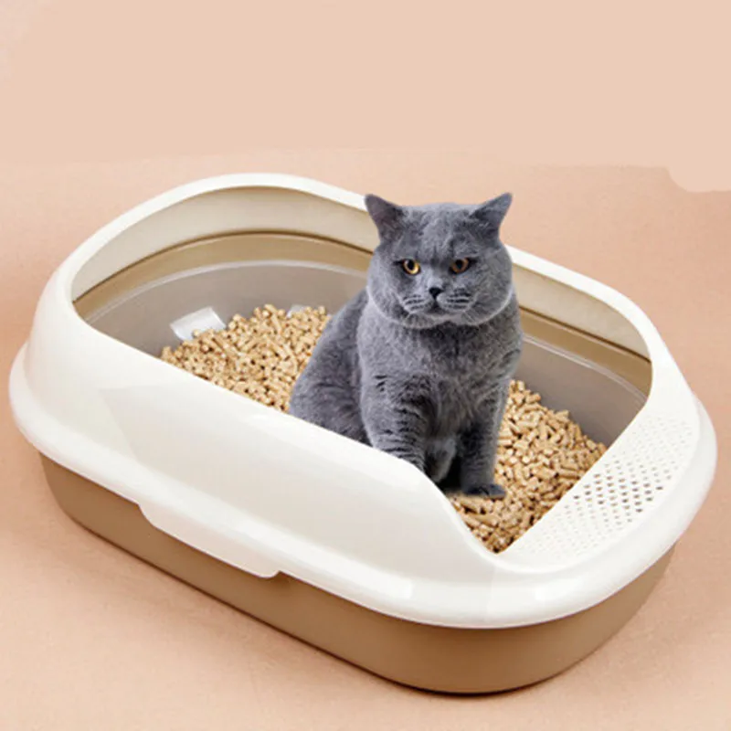 Detachable Puppy Cat Sand Litter Box With Litter Shovel Pet Toilet ...