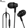 PunnkFunnk Universal Stereo Headset Built-in Mic Call Answer Button 3.5MM Smart Phone Connect Two Colors Black And White