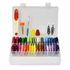 96 Rainbow Colors Embroidery Floss Set with Organizer Box Bracelets Bobbin Embroidery Thread