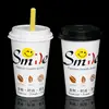 Factory low price full sets drink paper cup lid and sucker