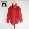 Factory Customized Colors High Quality Short Sheep Fur Coat for Women