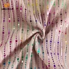 2019 high quality 100% polyester slide wire spangle sequin fabric for dance dress