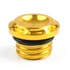 gold plated aluminum fuel tank cap for motorcycle