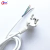 220V 13A White Color European 3 Pins Standard power cord/Extension Cord for Computer power cord and Monitor