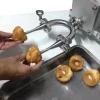 Commercial Semi Automatic Bakery Cake Biscuit Filling Injector Baking Equipment Bread Filling Cream Butter Stuffing Machine