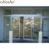 Guangzhou Caesar commercial modern interior white frame ES200 automated glass sliding door with PDA & lock