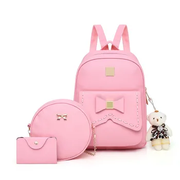 3pcs Set Bag Hot Selling New Design Online Shopping Lady Backpack Purse ...