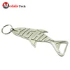 Nice looking antique silver fish beer bottle opener keychains