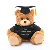 Customized wholesale the lovely Brown Graduation Teddy Bear Plush Toy