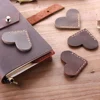 Hot Sale Vintage Felt Promotional Rustic Leather Corner Bookmarks for Gift for Book
