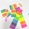 Square color transparent plastic PET sticky notes bookmark