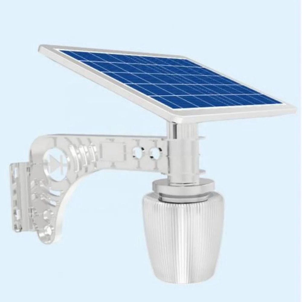 3.2V integrated apple solar street light solar garden light equal 7 LEDs bulbs brightness 450lm
