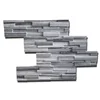 alaska grey marble 3d stacked stone panel