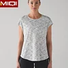 Wholesale Ladies Girls Dry Fit Athletic Workout T Shirt Oem Custom Design Print Yoga Fitness Women Shirts