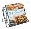 Advertising durable table tent frame recipe stand cookbook holder counter menu display stand